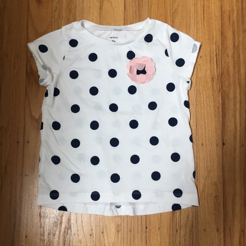 Polka Dot Flower Tee